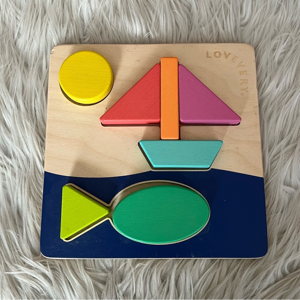{LOVEVERY} Double-Sided Sunny Day Puzzle - The Helper Play Kit Months 25, 26, 27